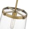 Z-Lite Callista 1 Light Pendant, Rubbed Brass & Clear 3032P10-RB - alternate 6